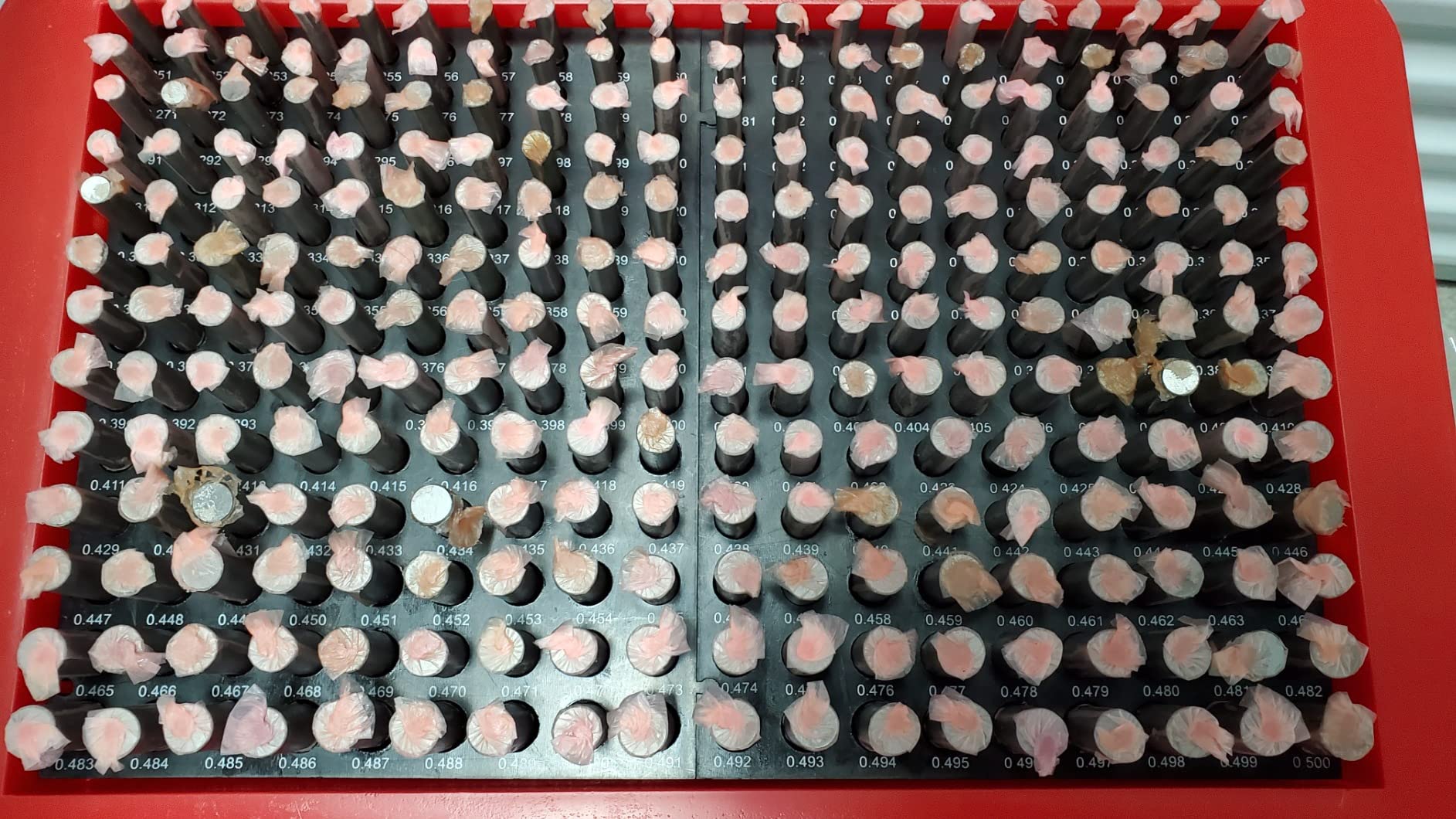 250 PCS M2 (0.251-0.500