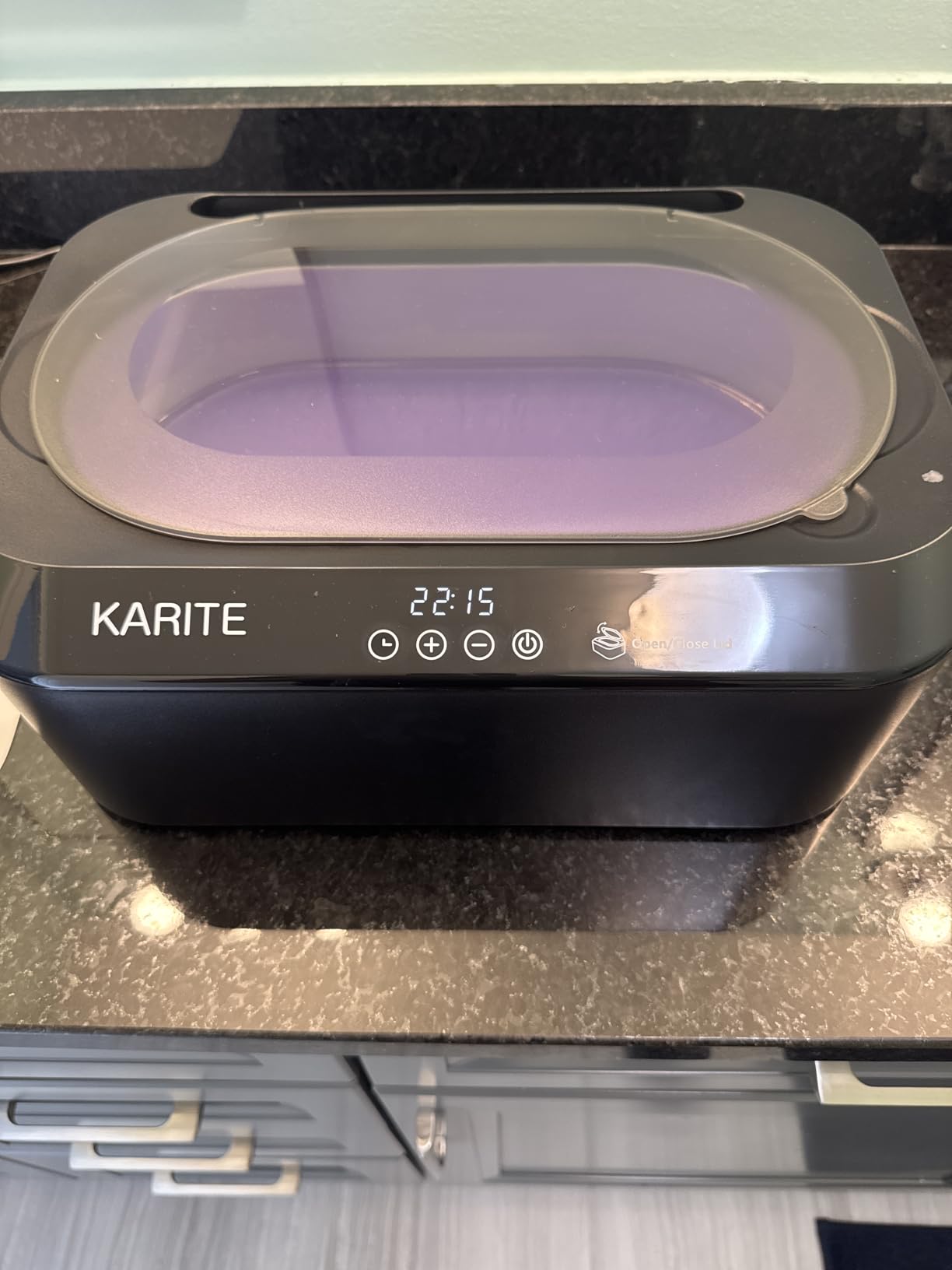 KARITE Paraffin Wax Machine for Hands and Feet with Auto Open Lid, Paraffin Bath, 20Min Fast Wax Meltdown, Precision Temperature Control, 4500ml Paraffin Warmer with 8Pack Refills customer photo 2