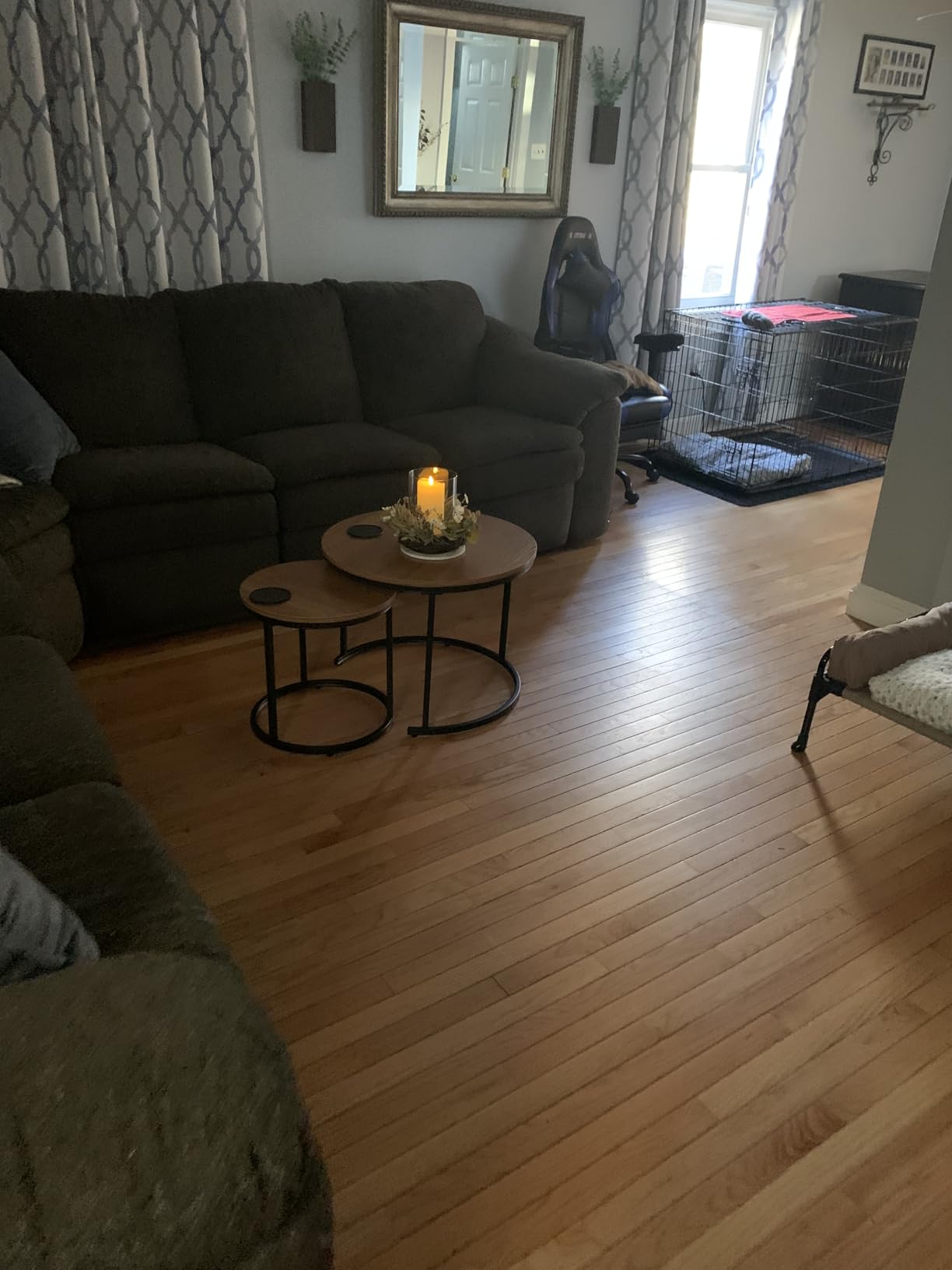 Smuxee Nesting Coffee Table Set of 2, 23.6