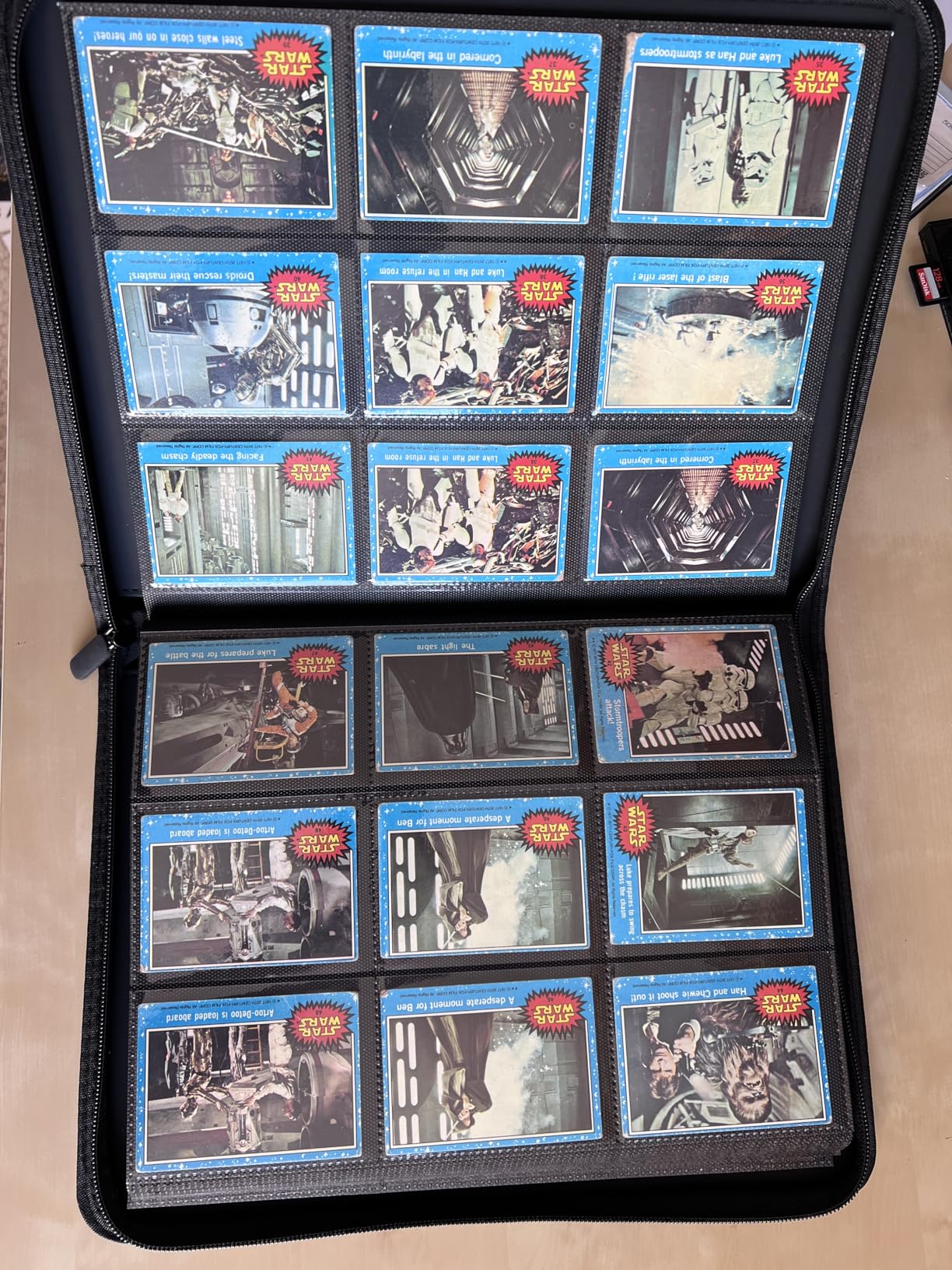 9 Pocket Card Binder, Premium Zip Trading Card Binder, 540 Double Sided Pocket PU Collection Binder for MTG, TCG, Sports Cards (Black) customer photo 1