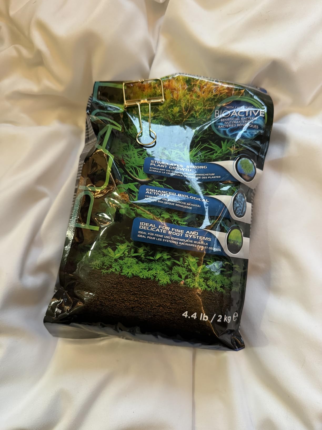 Fluval 12697 Natural Mineral-Rich Volcanic Soil Bio Stratum for Planted Tanks, 8.8 lbs. - Aquarium Substrate for Healthy Plant Development, Growth, and Color customer photo 2