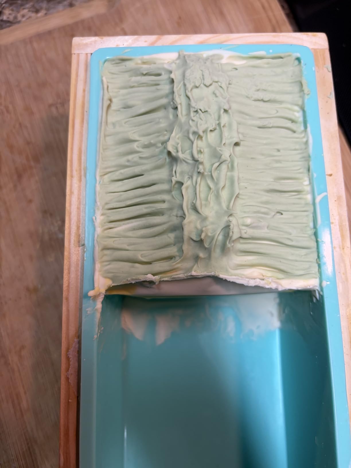 Wooden Soap Molds for Soap Making Large - 5 lb Soap Molds Loaf with Cover, Rectangle Silicone Soap Loaf Molds 77 oz (5 lb Standard Mold) customer photo 1