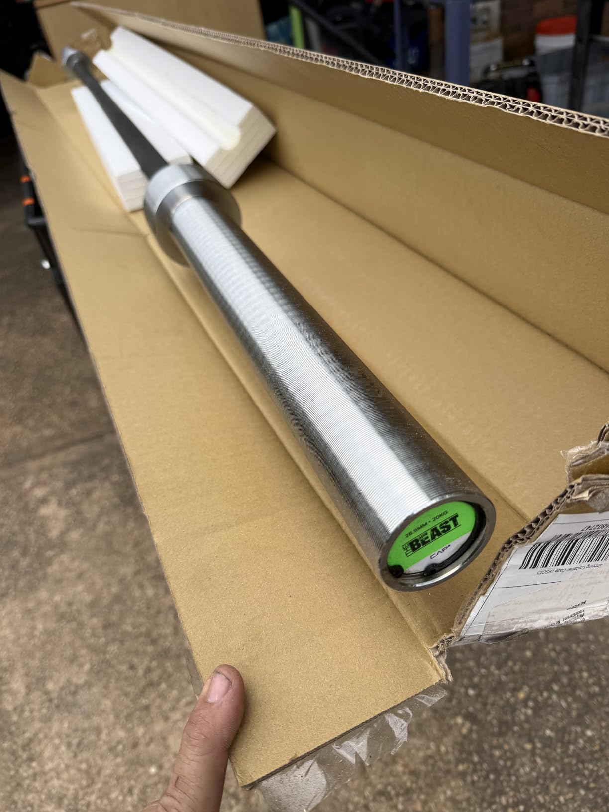 Cap Pro Series 7FT Olympic Barbell, Weightlifting Bar for Strength Training customer photo 1