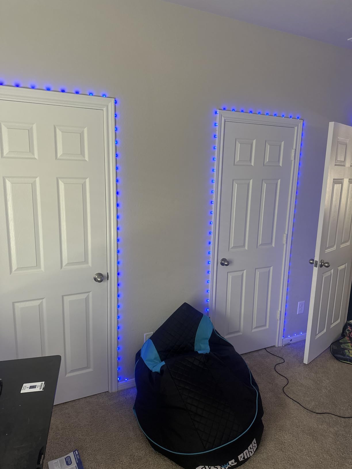 Keepsmile 100ft Led Strip Lights (2 Rolls of 50ft) Bluetooth Smart App Control Music Sync Color Changing RGB Led Light Strip with Remote, Led Lights for Bedroom Room Home Decor Party Festival customer photo 2