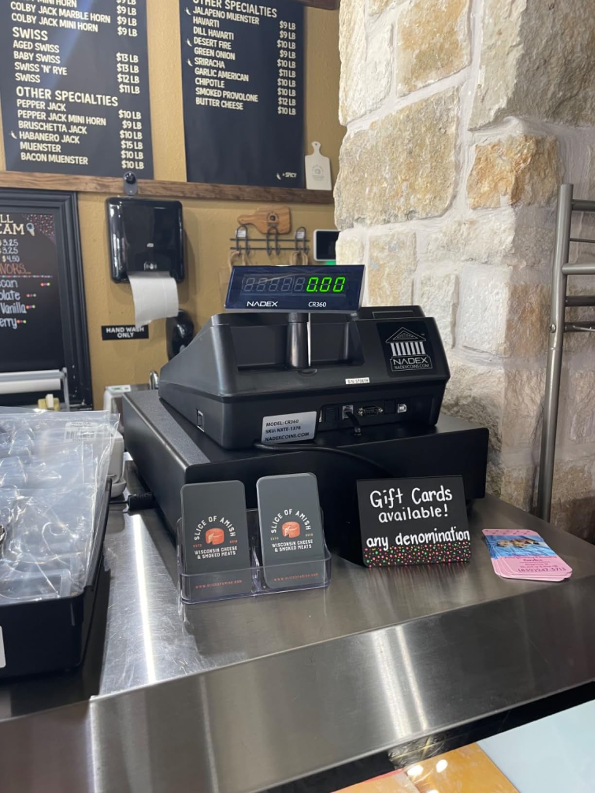 Nadex CR360 Cash Register, 4700 Lookups 50 Dept 50 Clerks, Quick Load Thermal Printer, Compact Size, Cash and Coin Drawer customer photo 1