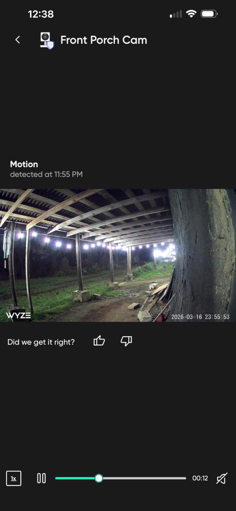 Wyze Cam OG Indoor/Outdoor 1080p Wi-Fi Smart Home Security Camera with Color Night Vision, Built-in Spotlight, Motion Detection, 2-Way Audio, Compatible with Alexa & Google, White, Free Expert Setup customer photo 2