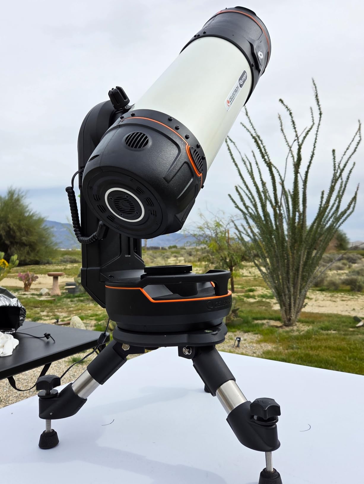 Celestron 93481 Tabletop Tripod for Astronomy Telescopes, Compatible with NexStar SE and NexStar Evolution Telescopes, Sturdy Mini Tripod customer photo 1