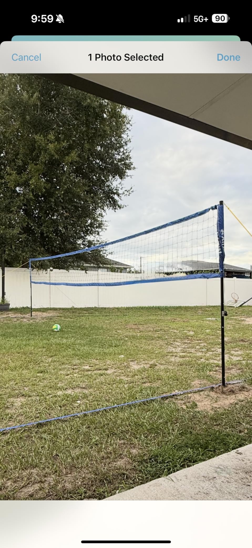 Heavy Duty Volleyball Net Outdoor with Steel Anti-Sag System, Adjustable Aluminum Poles, Professional Volleyball Nets Set for Backyard and Beach, Volleyball and Carrying Bag customer photo 1