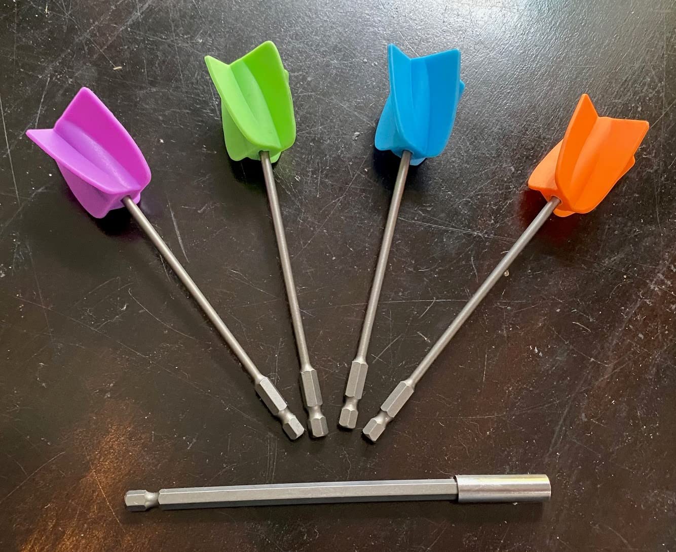 3 Sizes/6 Pack Paint Mixer,11.8 Inch, 1 Gallon Paint Mixer for Drill, Resin Mixer, Epoxy Mixer, Paint Stirrer for Drill, Drill Mixer Attachment, Epoxy Resin Mixer, Drill Paint Mixer customer photo 1