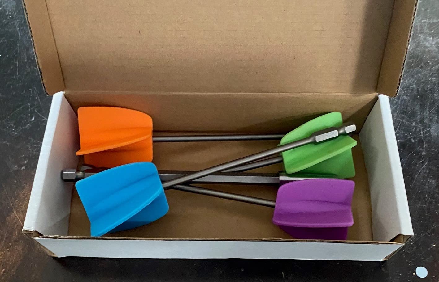 3 Sizes/6 Pack Paint Mixer,11.8 Inch, 1 Gallon Paint Mixer for Drill, Resin Mixer, Epoxy Mixer, Paint Stirrer for Drill, Drill Mixer Attachment, Epoxy Resin Mixer, Drill Paint Mixer customer photo 2