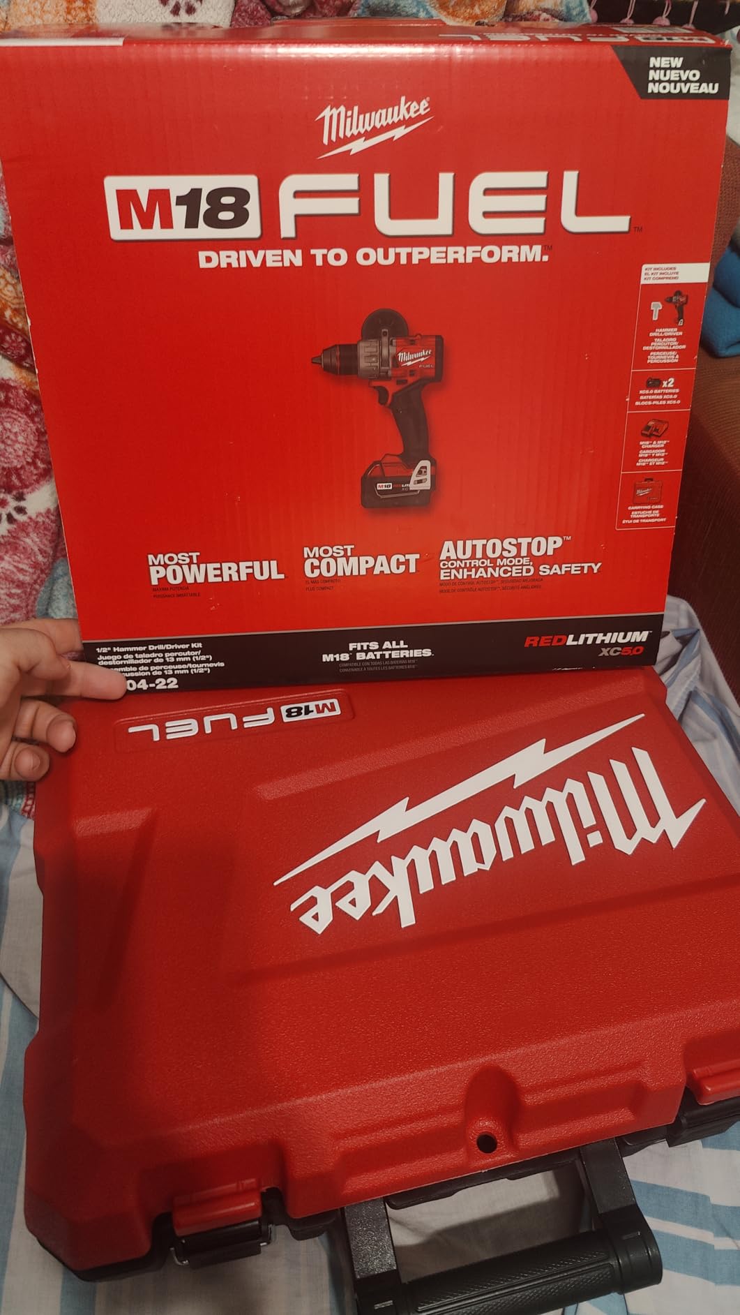 Milwaukee M18 Fuel 1/2 Hammer Drill-Driver KIT (2904) customer photo 2