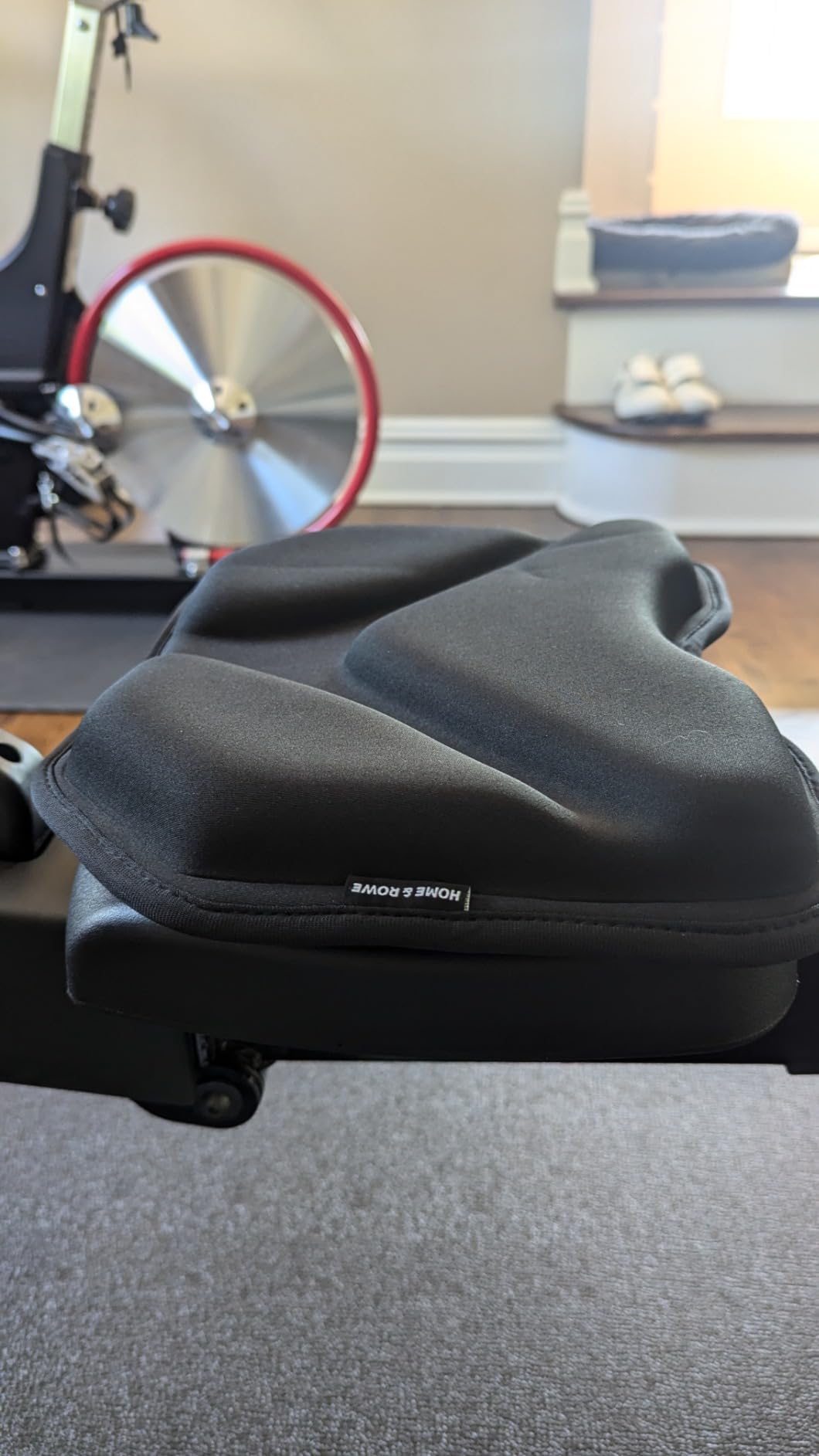 Rowing Machine Seat Cushion Compatible with Concept 2 Rower- Gel Seat Pad Also Compatible with Hydrow, Peloton and More Rowing Machines - Ideal Rower Accessories customer photo 1