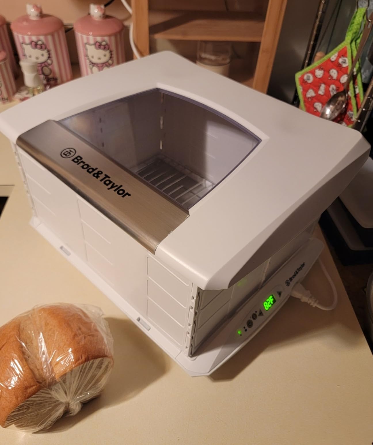 Brod & Taylor Folding Proofer & Slow Cooker (Proofer w/Accessory Shelf), White customer photo 1