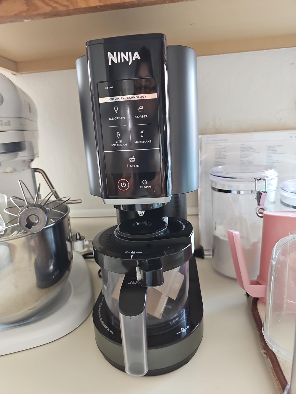 Ninja NC300 CREAMi Ice Cream Maker with (2) Pint Containers & Lids, Silver (Renewed) customer photo 2