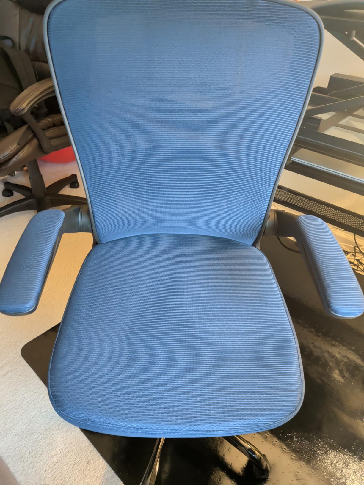 FelixKing Office Chair, Ergonomic Desk Chair Breathable Mesh Chairs Adjustable High Back Lumbar Support Flip-up Armrests, Executive Rolling Swivel Comfy Computer Chairs customer photo 2