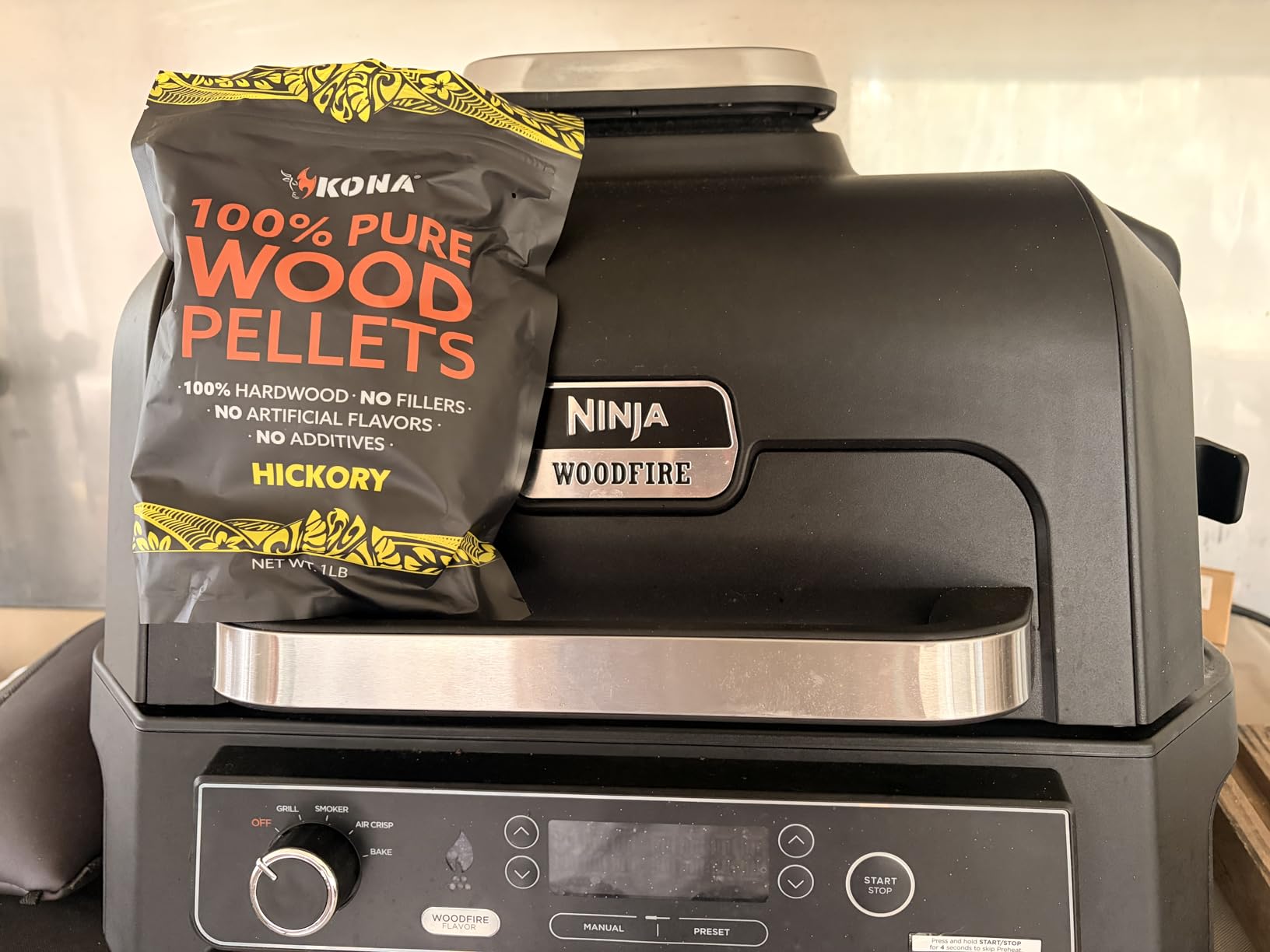 Kona Wood Pellets All Variety Pack - 8 Resealable 1lb Bags for Ninja Woodfire Grill, Oven & Smoker customer photo 1