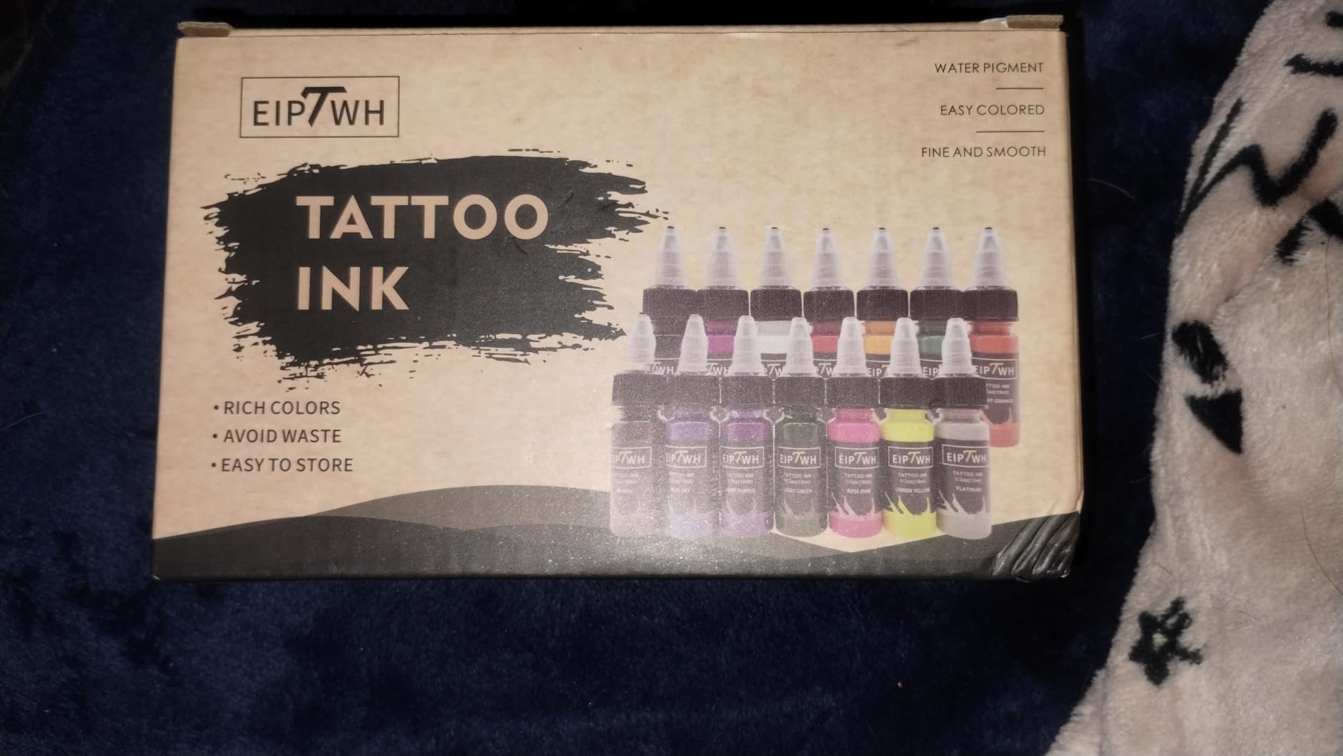 14 Colors Tattoo Ink Set,15ml 1/2oz Tattoo Ink Colors Set for Outlining&Shading,Professionals Tattoo Pigments for Tattoo Body Art customer photo 1