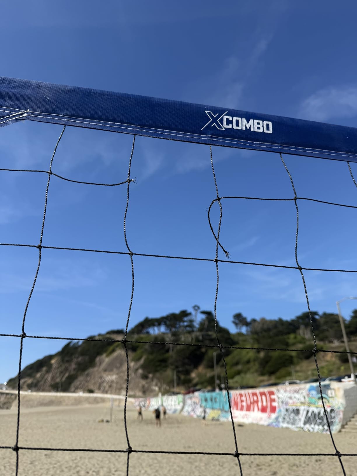 Professional Volleyball Net Set Heavy Duty for Outdoor Backyard Portable with Aluminum Adjustable Height Scoring Poles, Regulation Nets System for Tournament, Grass customer photo 2