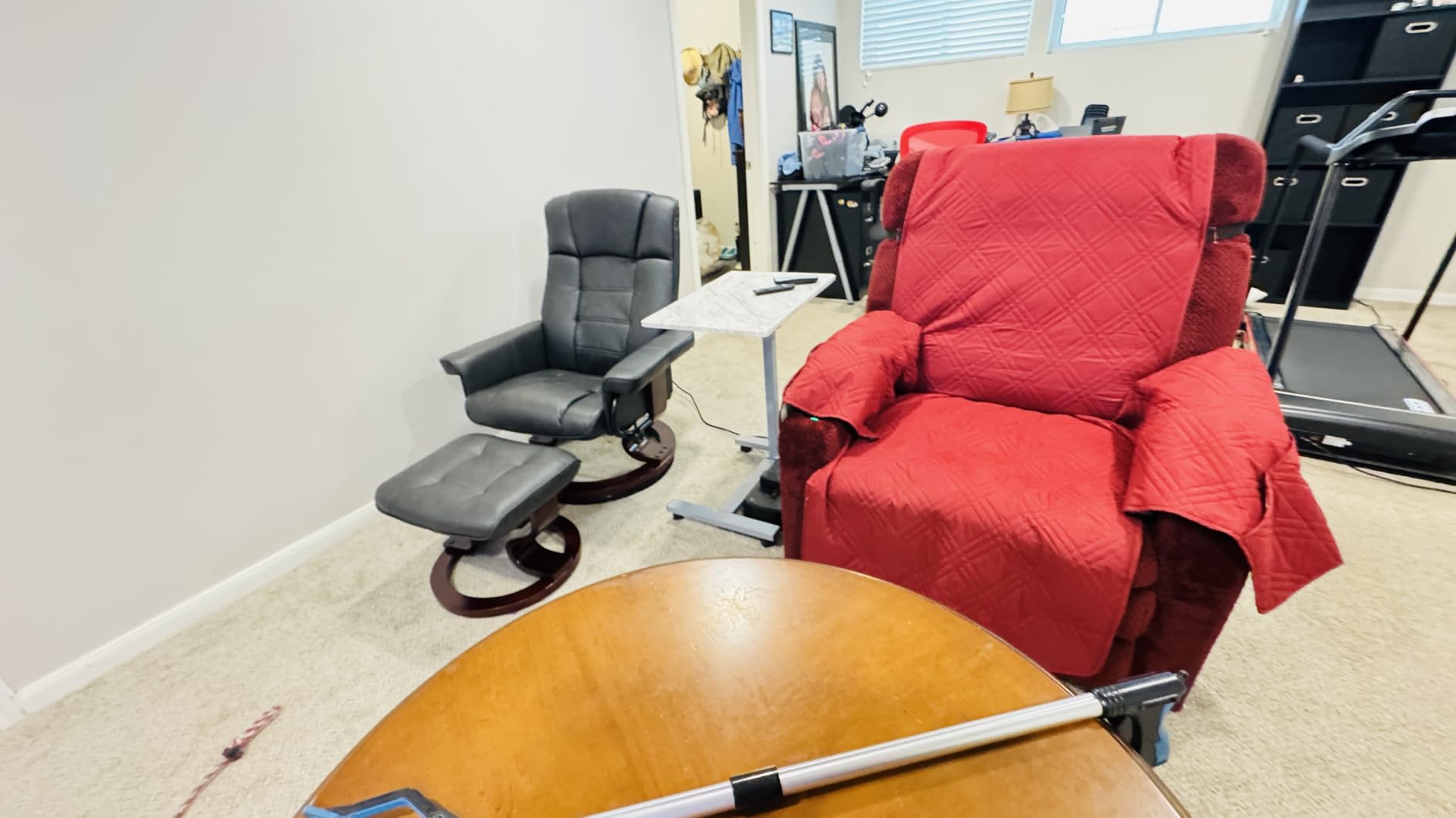 MCombo Dual Motor Power Lift Recliner Chair for Elderly, Massage Heat 7890 | Zero Gravity Lift Chair, Infinite Position, Lay Flat, USB Ports, Cup Holders, FSC, OEKO-TEX, Fabric (Medium, Mocha) customer photo 1