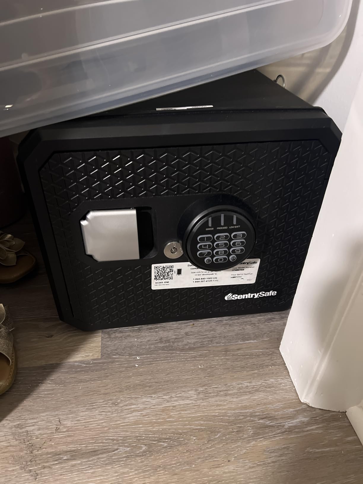 SentrySafe Fireproof and Waterproof Shelf Safe, Large Home or Office Safe with Dial Combination Lock and Override Key, 0.81 Cubic Feet, FPW082KSB customer photo 1