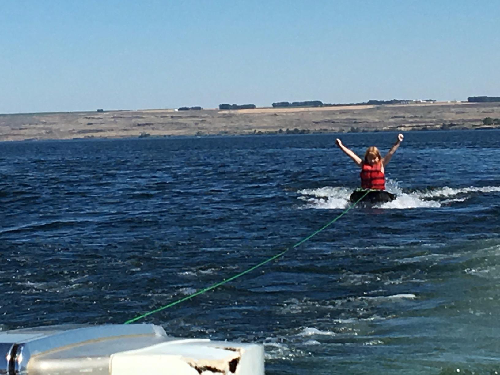 O'Brien Radica Towable Kneeboard for Watersports, Blue customer photo 2