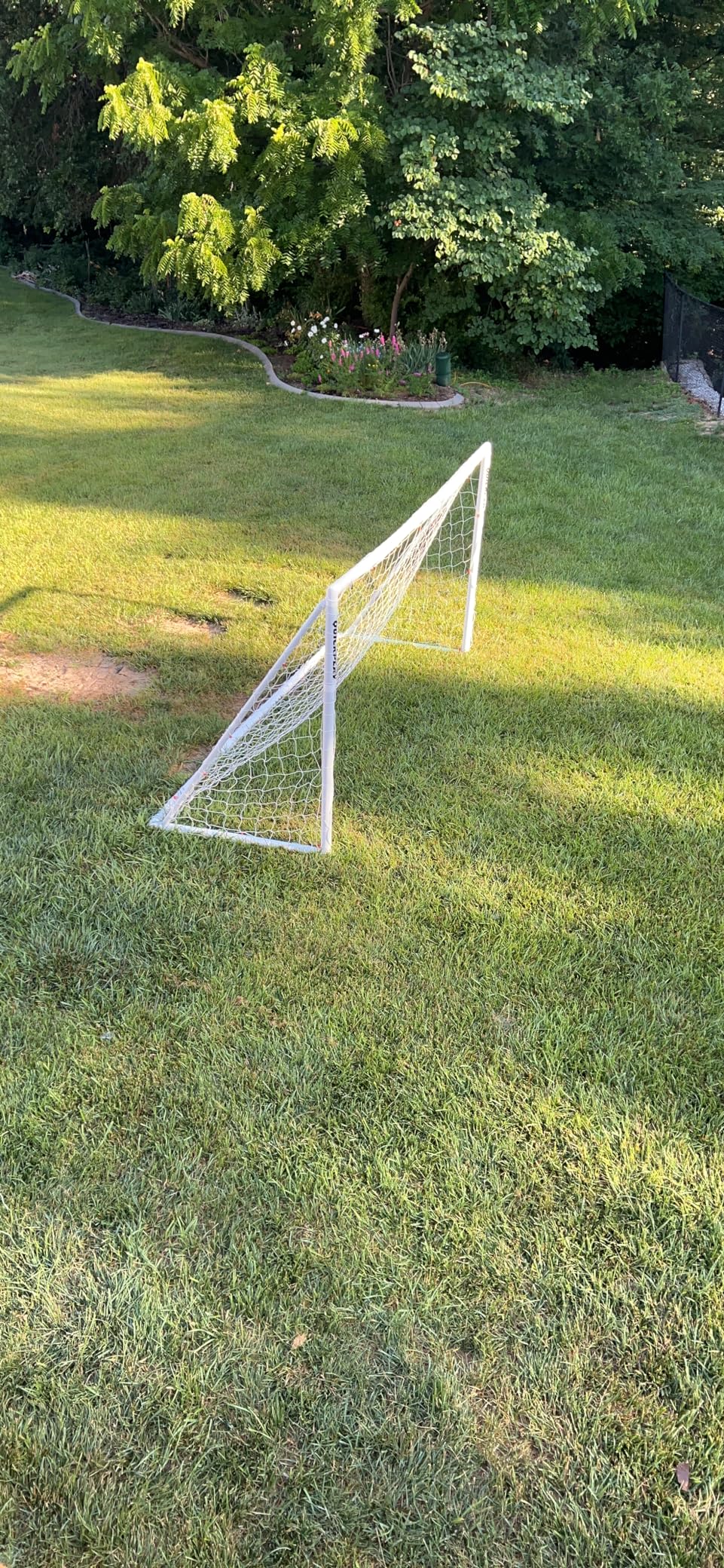 QUICKPLAY Q-Fold Soccer Goal | 30-Second Folding Design for Easy Setup | Portable & Weatherproof uPVC Soccer Goal for Backyard | Durable Post for Adults & Kids customer photo 1