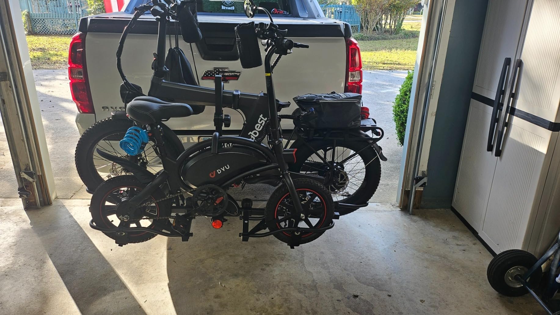 ARKSEN Bike Rack Hitch for Car, 2-Bike Hitch Mount Platform Rack, Holds Electric & Fat Tire Bikes customer photo 2