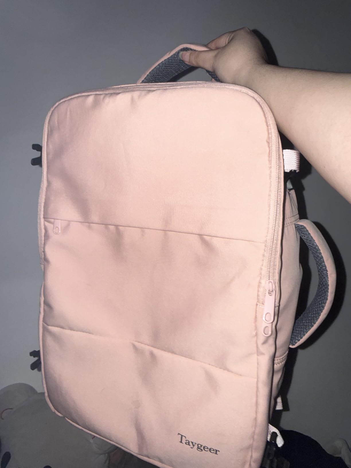 Taygeer Laptop Backpack Purse for Women, Backpack for College Essentials with 15.6inch Laptop Compartment, Travel Bag Airline Approved CarryOn Work Bag for Nursing Doctor Business Travel, Brown customer photo 1