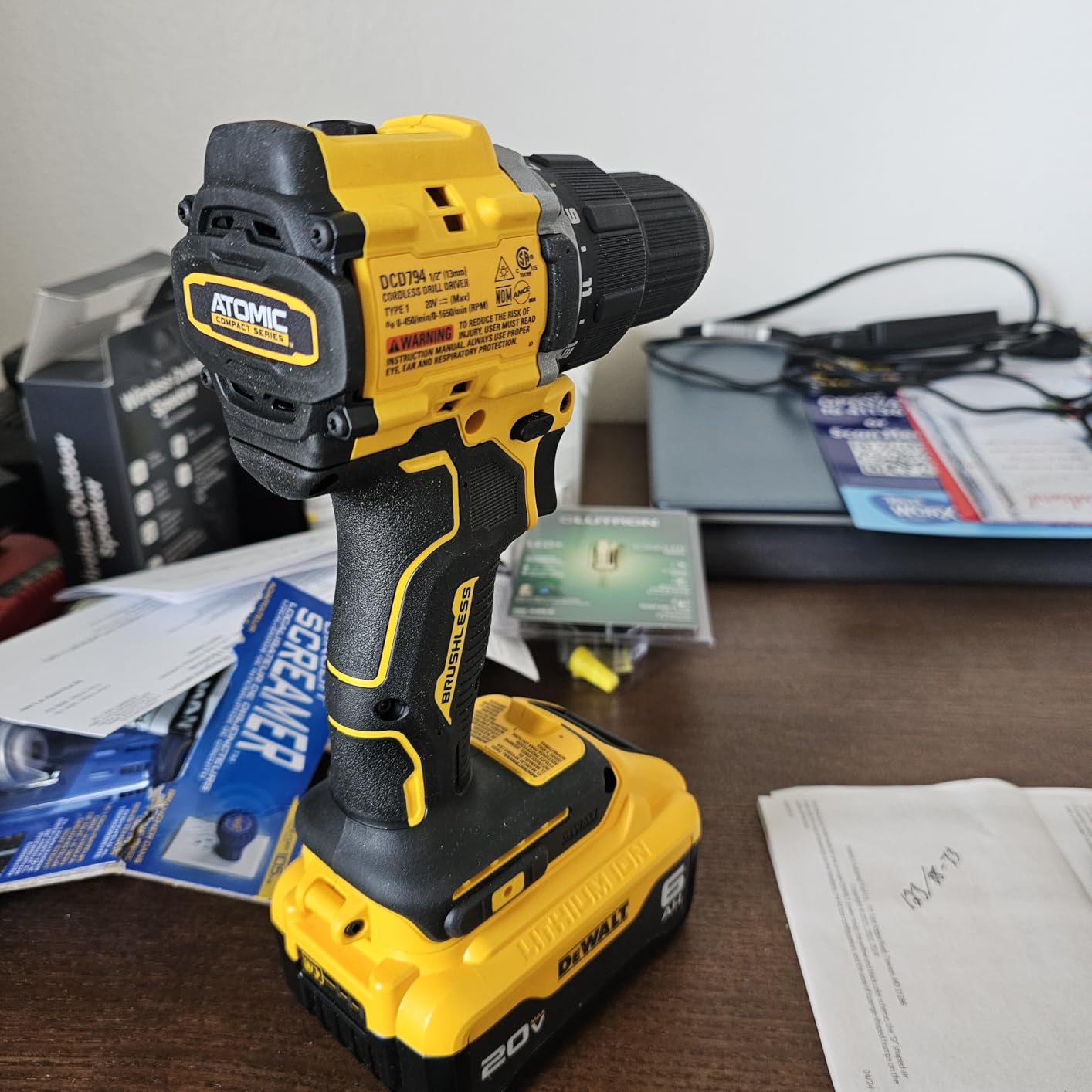 DeWalt DCD794B 20V MAX ATOMIC COMPACT SERIES Brushless Lithium-Ion 1/2 in. Cordless Drill Driver (Tool Only) customer photo 1