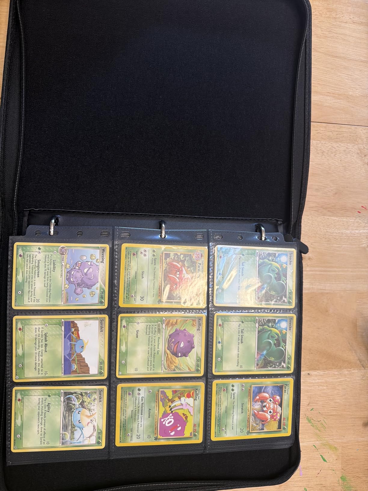 GERMUN 9 Pocket Card Binder, Premium Zip Trading Card Binder, 720 Double Sided Pocket PU Collection Binder, Collector Album, Card Folder for MTG, TCG, Sports Cards, (Black) customer photo 1