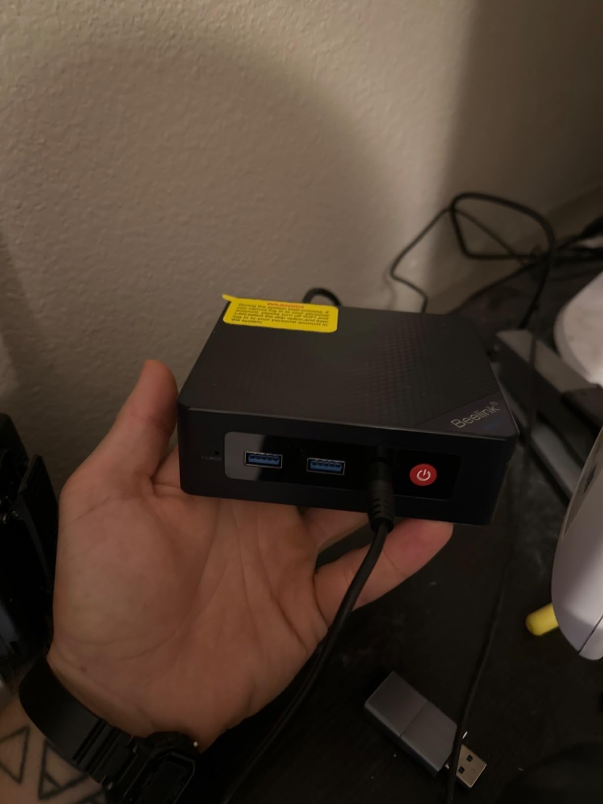 Mini PC, 12th Gen Intel Alder Lake-N100 up to 3.4 GHz, 16GB DDR4 RAM 500GB M.2 SSD Desktop PC, S12 Pro Mini Computers, 4K@60Hz Dual HDMI, USB3.2, WiFi 6 BT5.2, RJ45 LAN, Family-NAS/HTPC customer photo 2