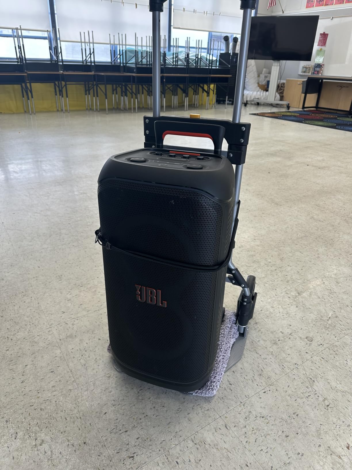 330 LB Capacity Folding Hand Truck Dolly Cart, Portable Aluminum Dolly Cart with Telescoping Handle and Rubber Wheels for Moving, Shopping, Travel, Office Use customer photo 2