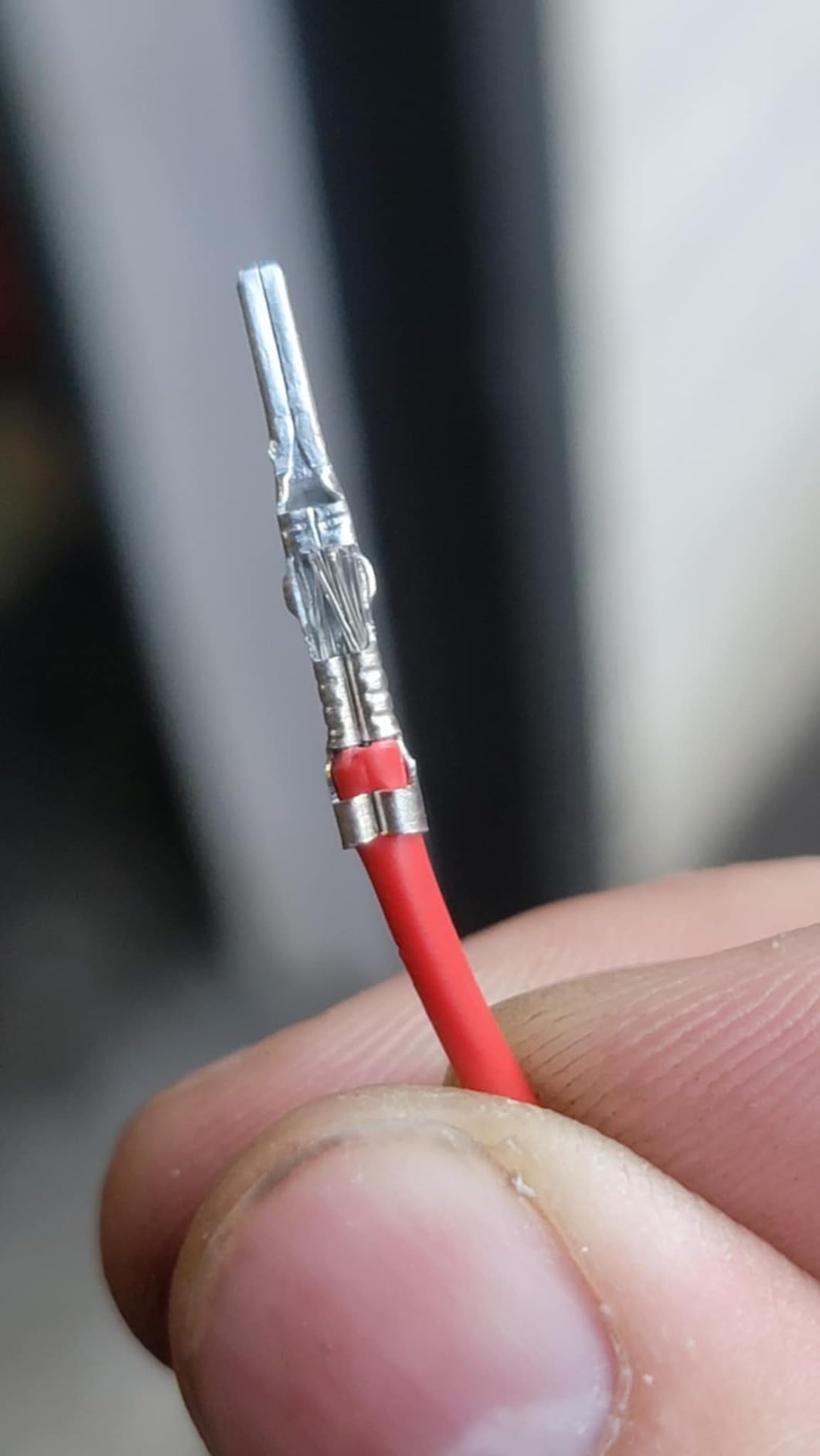 Crimping Tool with Ratchet, Ratcheting Wire Crimper Tool for Open Barrel Terminal Connectors, Electrical Crimping Tool, Crimping Pliers for 20-14 AWG customer photo 2