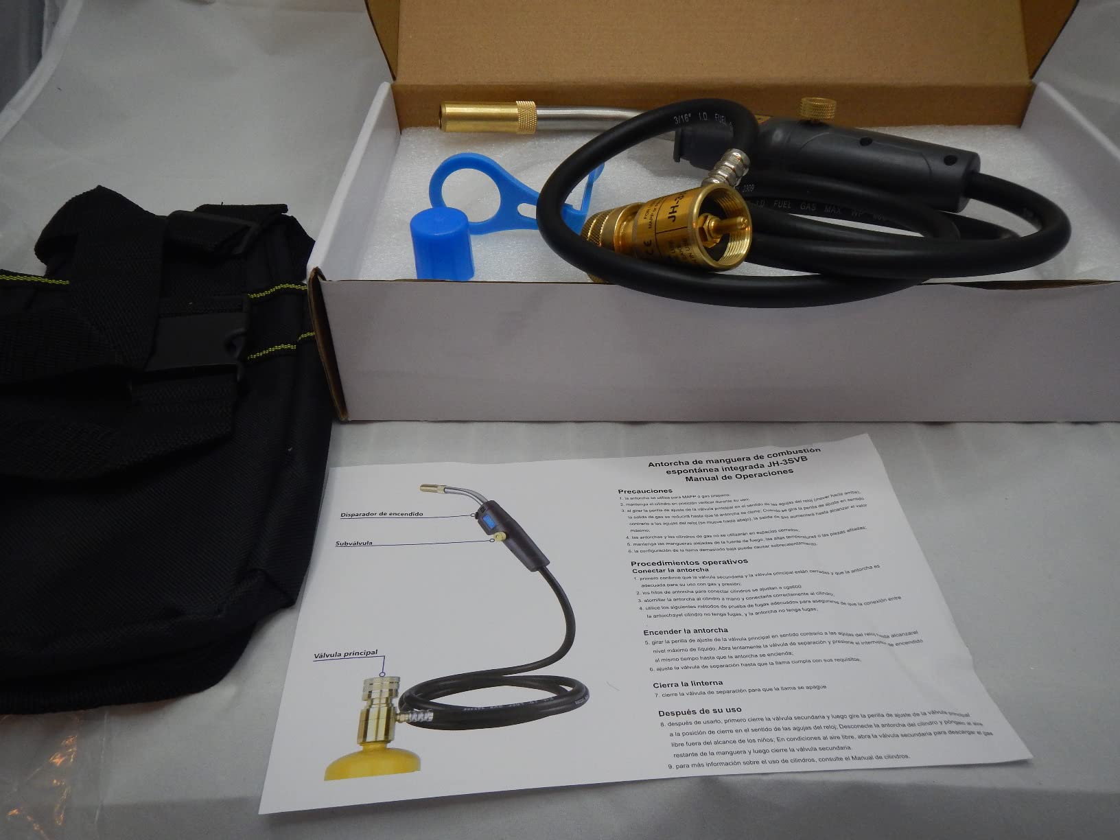 MAPP Map Gas Torch Kit with Holster, Trigger Start Propane Hose Torch customer photo 2