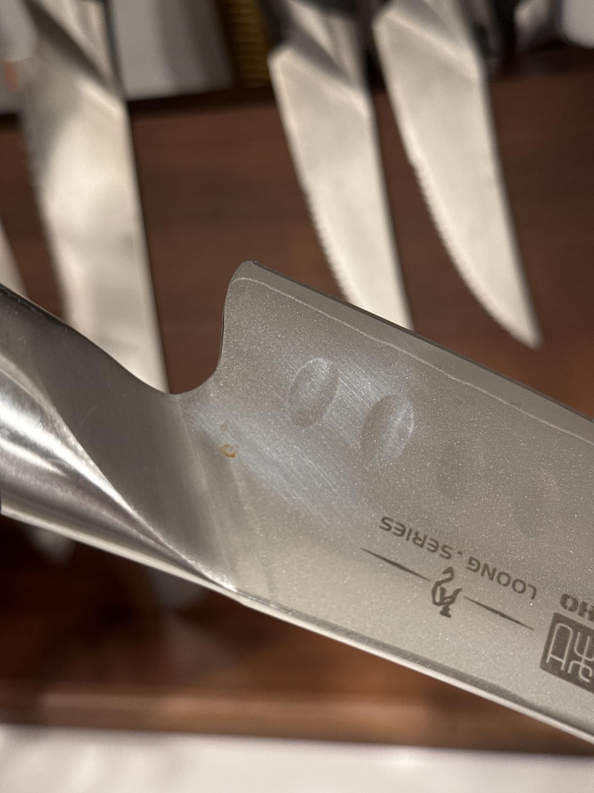 HOSHANHO 7 Inch Japanese Chef Knife, Ultra Sharp High Carbon Stainless Steel Santoku Knife customer photo 1