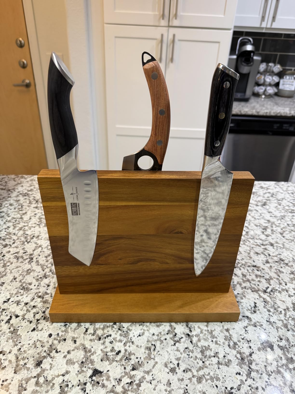 HOSHANHO 7 Inch Japanese Chef Knife, Ultra Sharp High Carbon Stainless Steel Santoku Knife customer photo 2