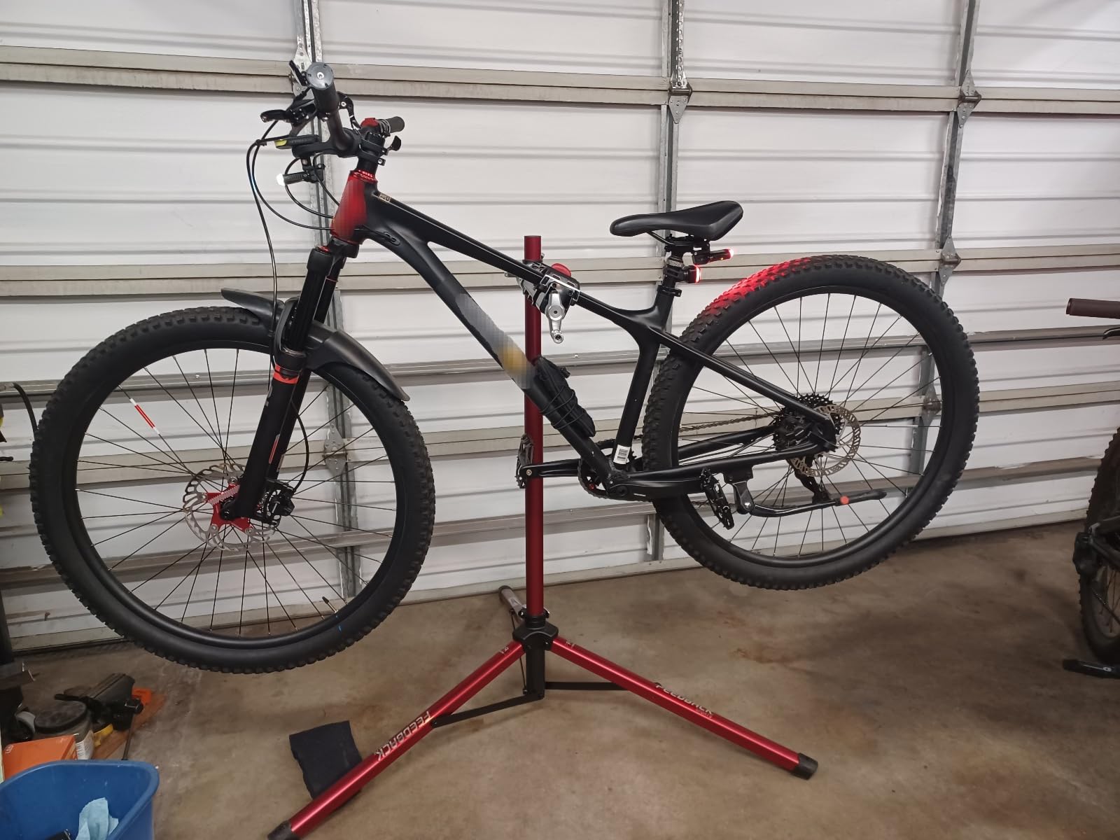 Feedback Sports Pro Mechanic Bike Repair Stand with Secure Quick-Action Clamp | Height Adjustable | Foldable and Portable Bicycle Workstand customer photo 1