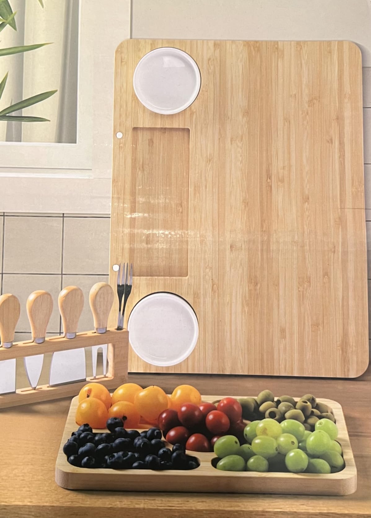 ROCIRLAB Bamboo Charcuterie Boards (23