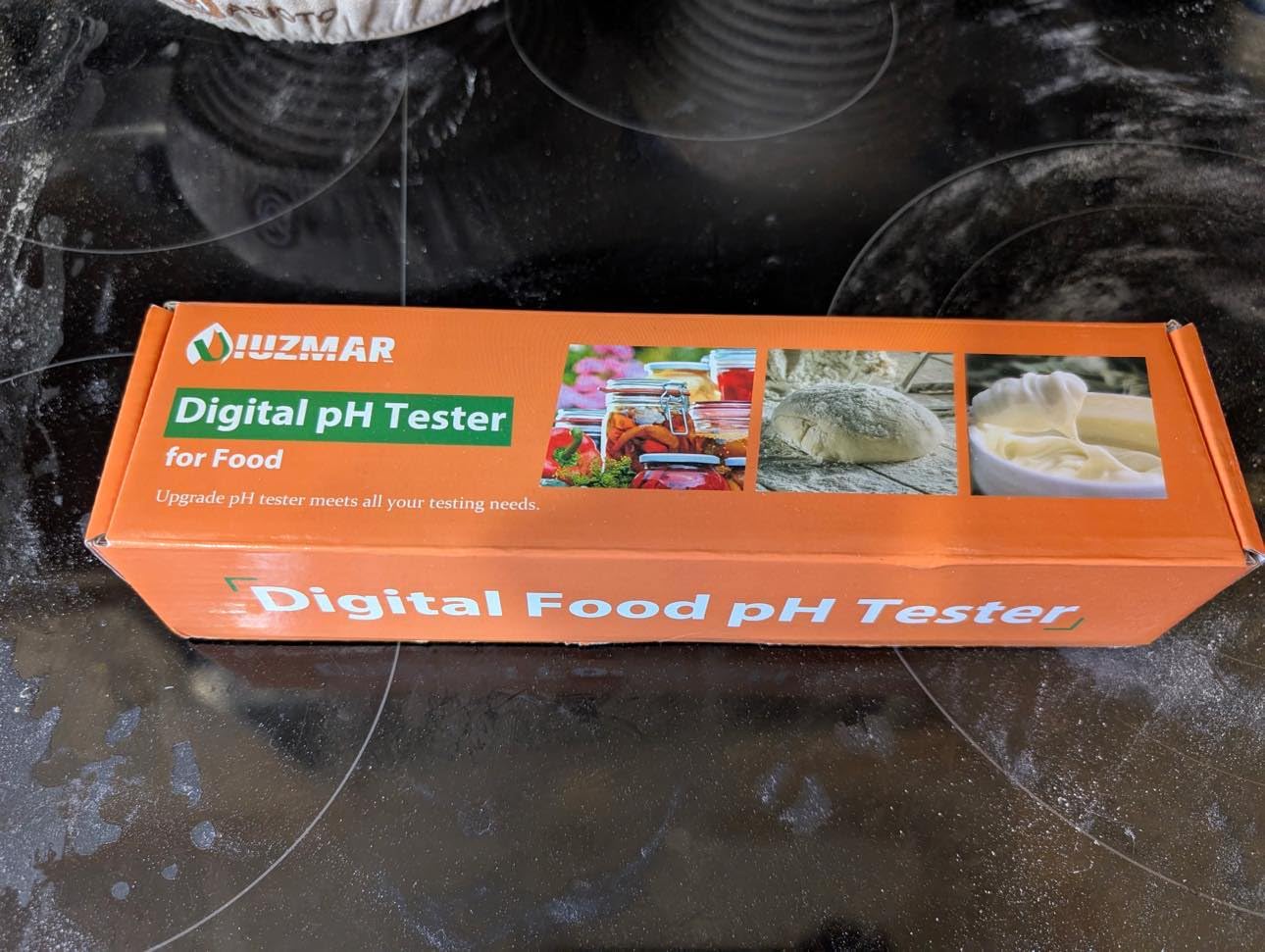 UIUZMAR pH Tester for Food Digital pH Meter for Sourdough Starter and Dough Spear Sensor Food pH Kit Works for Fermented Sausages Cheese Sushi Rice Canned Jam Soapmaking and Other Solid Semi-Solid customer photo 1