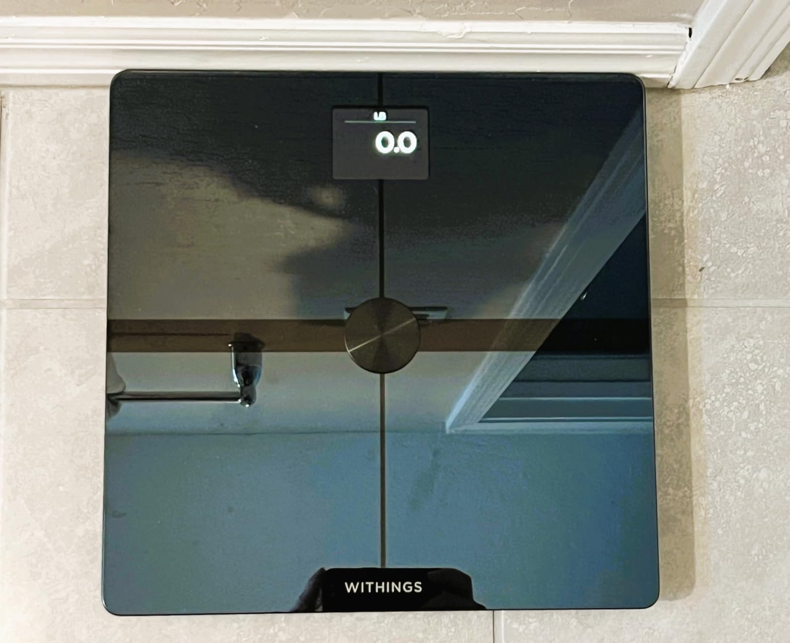 WITHINGS Body Smart - Accurate Scale for Body Weight and Fat Percentage, Body Composition Wi-Fi and Bluetooth Weight Scale, Baby Weight Scale, Apple Health Compatible customer photo 1