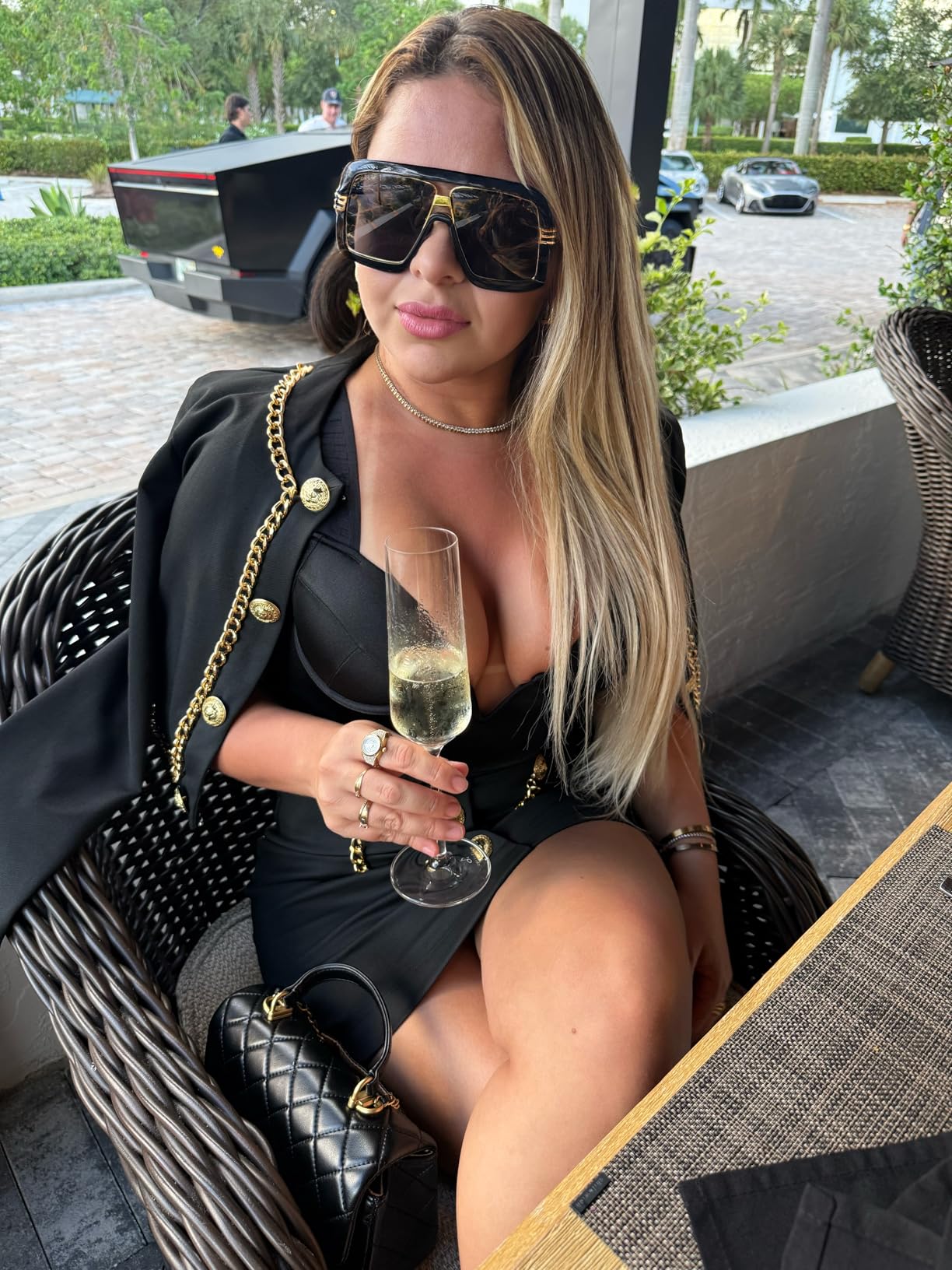 Gucci GG0900S Geometric Shape Sunglasses with eSHADES Luxury Eyewear Kit Bundle customer photo 1