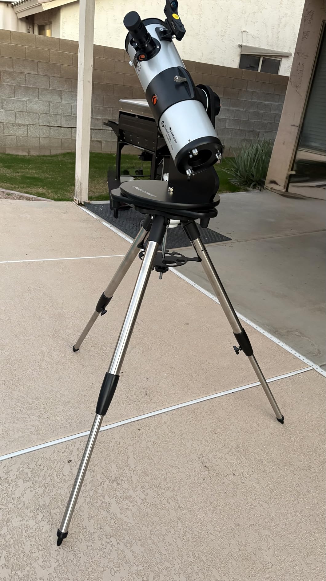 Celestron - Tripod for Tabletop Dobsonians - Solid, Sturdy, Adjustable Tripod - Exclusively for The StarSense Explorer Tabletop Dobsonian - Includes Accessory Tray customer photo 2