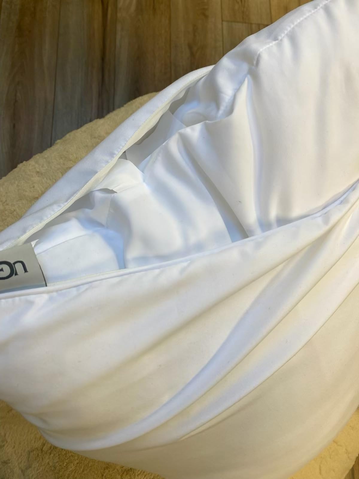 UGG Danielle Cooling Pillow King Size Hypoallergenic Down Alternative Luxury Hotel Bed Pillow for Stomach Back or Side Sleeper with Machine Washable Cover, 20-inch x 36-inch, White customer photo 1