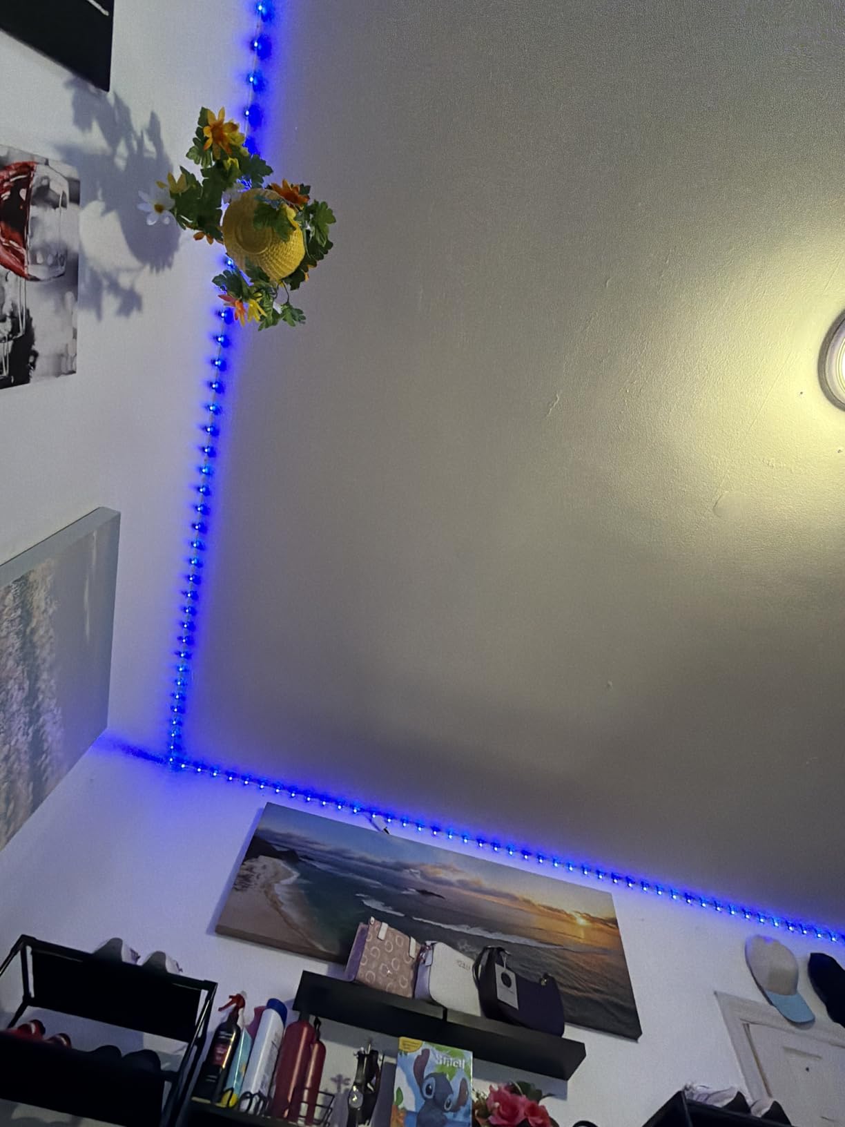 DAYBETTER 100 ft Smart WiFi Led Lights, Led Strip Lights Work with Alexa and Google Assistant, App Voice Remote Control Music Sync Color Changing RGB Strip Lighting for Bedroom Room Decor, 50 ft x2 customer photo 1