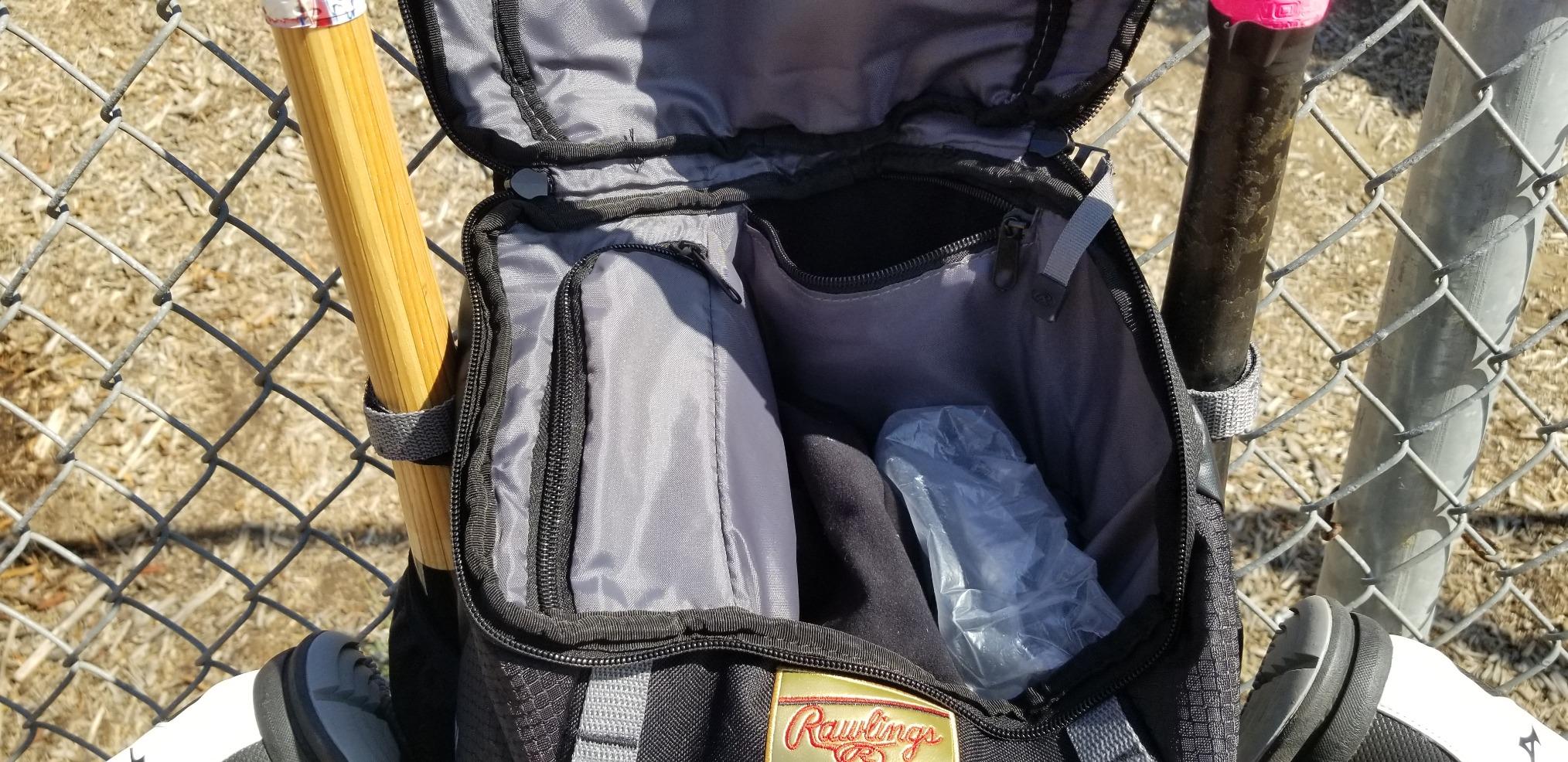 Rawlings | Gold Collection Backpack Equipment Bag | Baseball/Softball | Multiple Colors customer photo 1