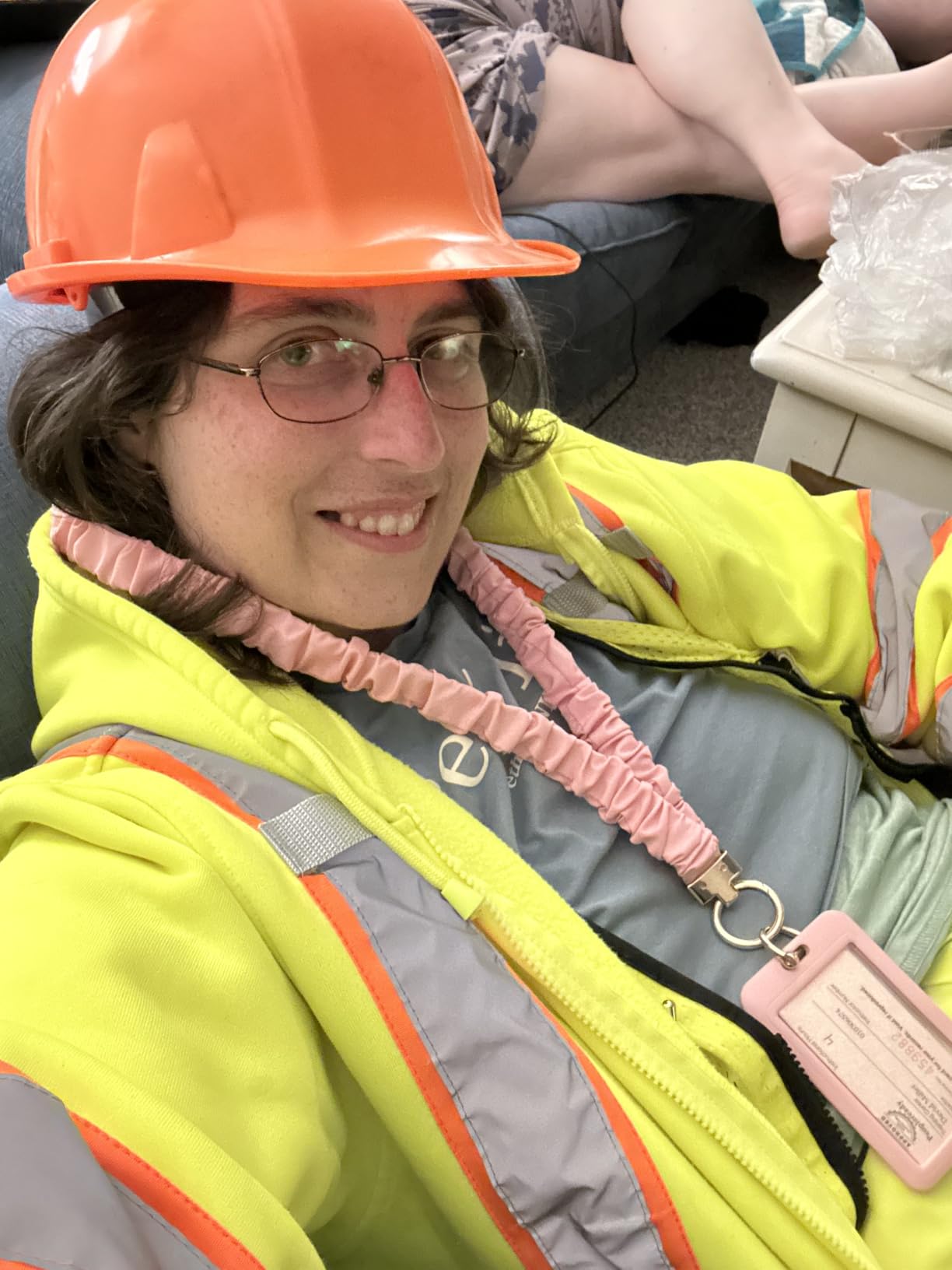 TICONN Safety Hoodie Jacket, High Vis Reflective Safety Fleece Hoodie, PPE Gear for Cold Weather Meet ANSI III customer photo 1