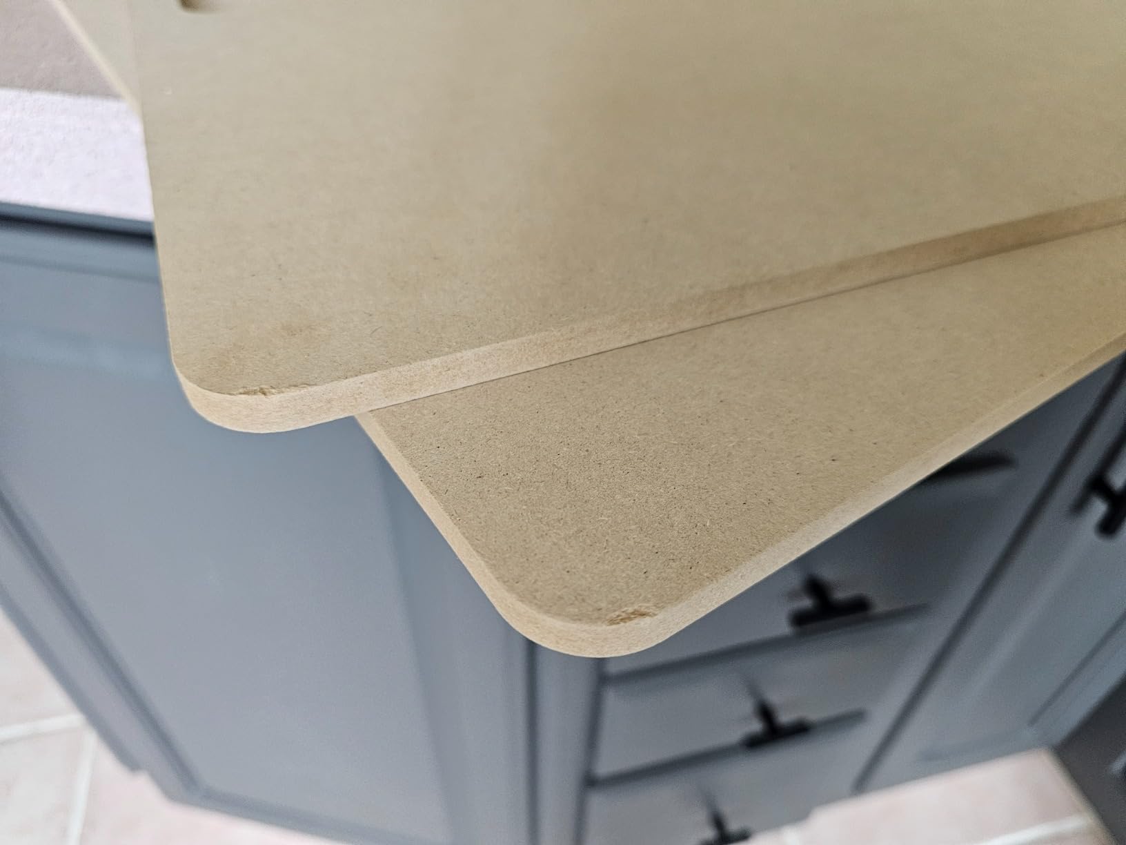Clay Wedging Board with Built in Handle Portable Wooden Mat Clay Board for Clay Crafts Arts Making (22 x 22 Inch, 2 PCS) customer photo 2