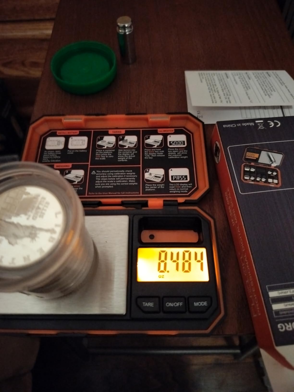 Fuzion Digital Pocket Scale, 500g x 0.01g Gram Scale, Mini Scale 6 Units Jewelry Scale with LCD Display, Tare Function for Food, Jewelry, Coin, Coffee customer photo 2