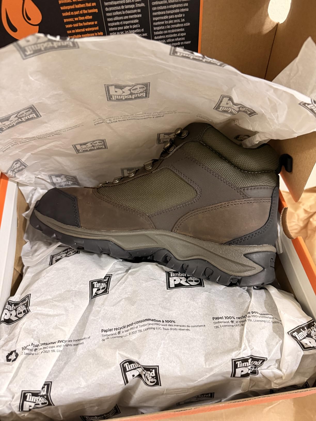 Timberland PRO Men's Keele Ridge Steel Safety Toe Waterproof Industrial Hiking customer photo 1