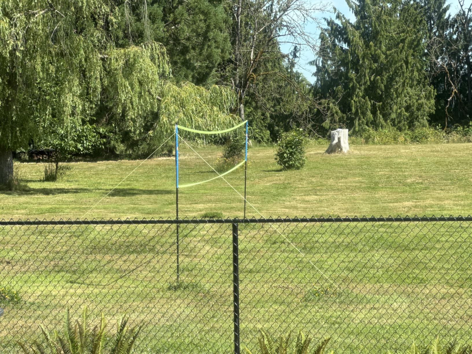 32ft Regulation Size Portable Outdoor Volleyball Net Set System for Backyard Beach customer photo 2